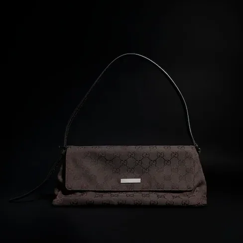 Gucci Madison Medium Shoulder Bag in Dark Brown Palladium Hardware