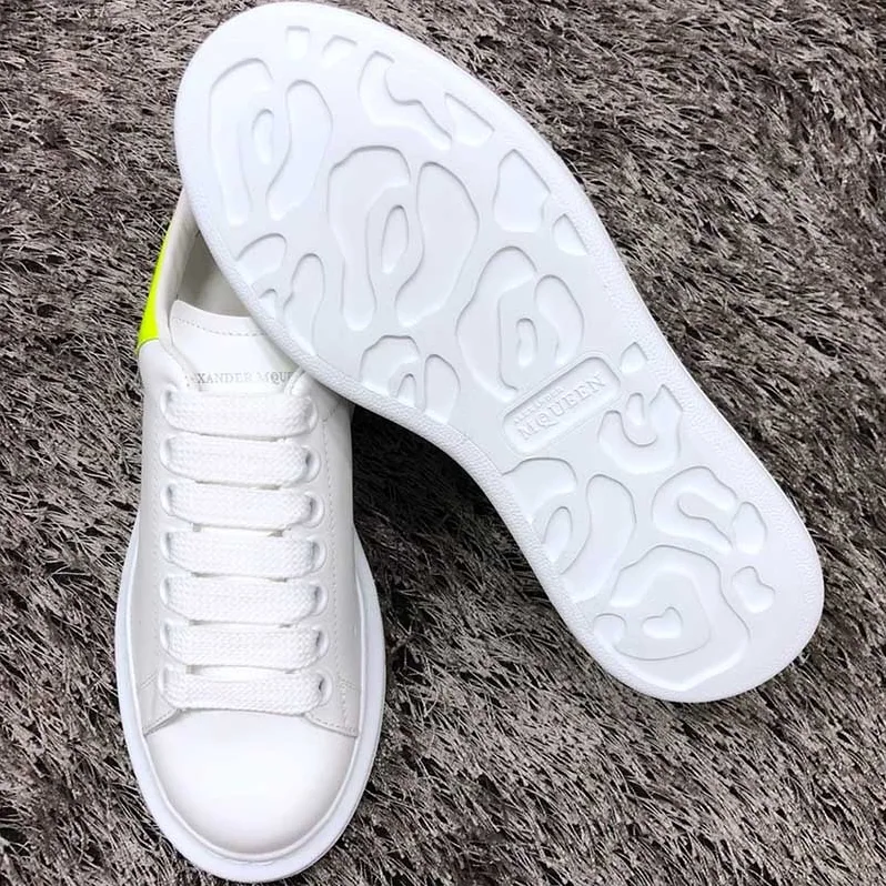 Alexander McQueen Oversized Sneaker Shoes for Women in Yellow