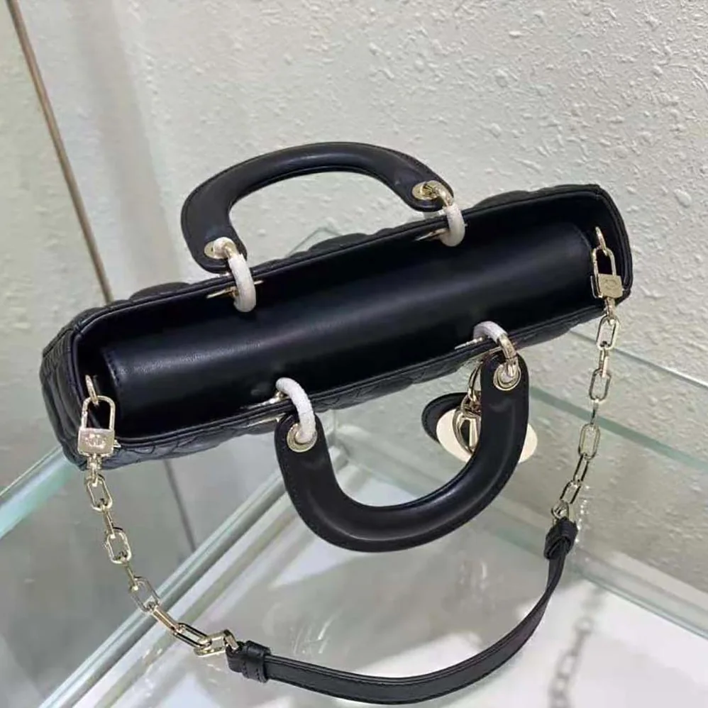 Dior Lady D-Joy Bag Black Cannage Lambskin for Women Dior Lady D-Joy Bag Black Cannage Lambskin for Women