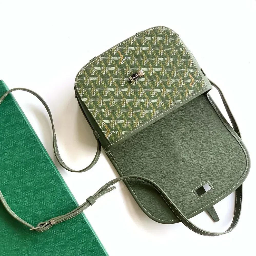 Goyard Belvedere PM Bag for Unisex in Green Goyard Belvedere PM Bag for Unisex in Green