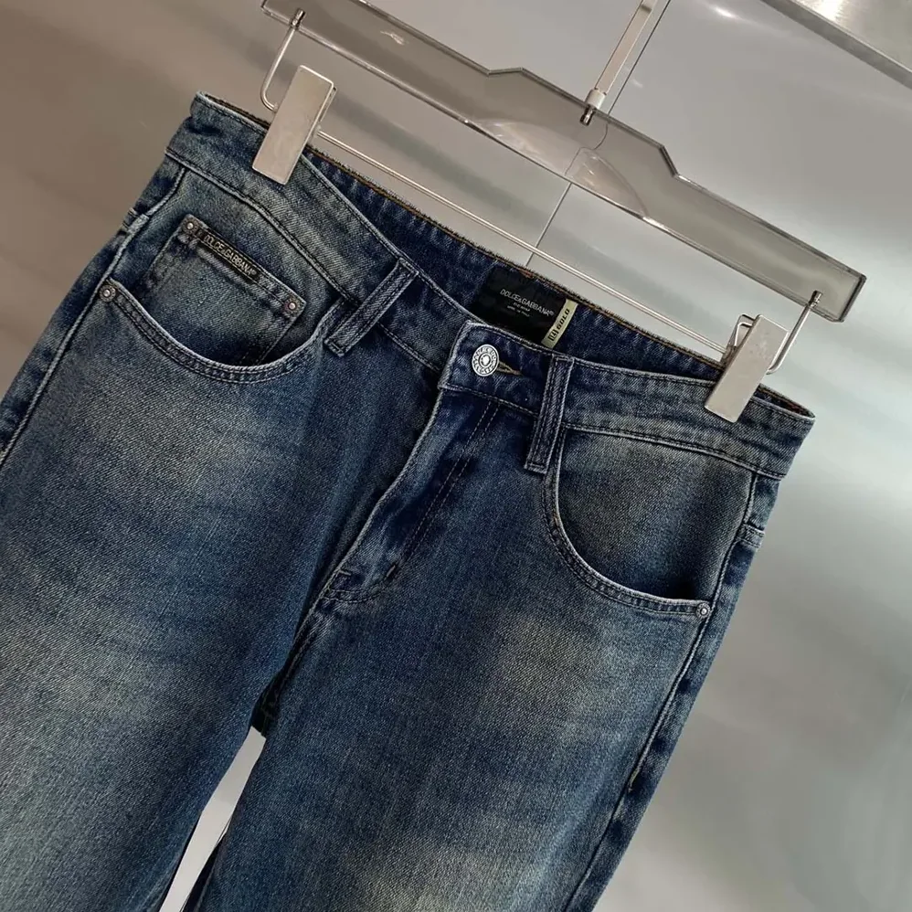 Dolce Gabbana D&G Light Blue Wash Loose Stretch Jeans-GYJDADG8 for Men Dolce Gabbana D&G Light Blue Wash Loose Stretch Jeans-GYJDADG8 for Men