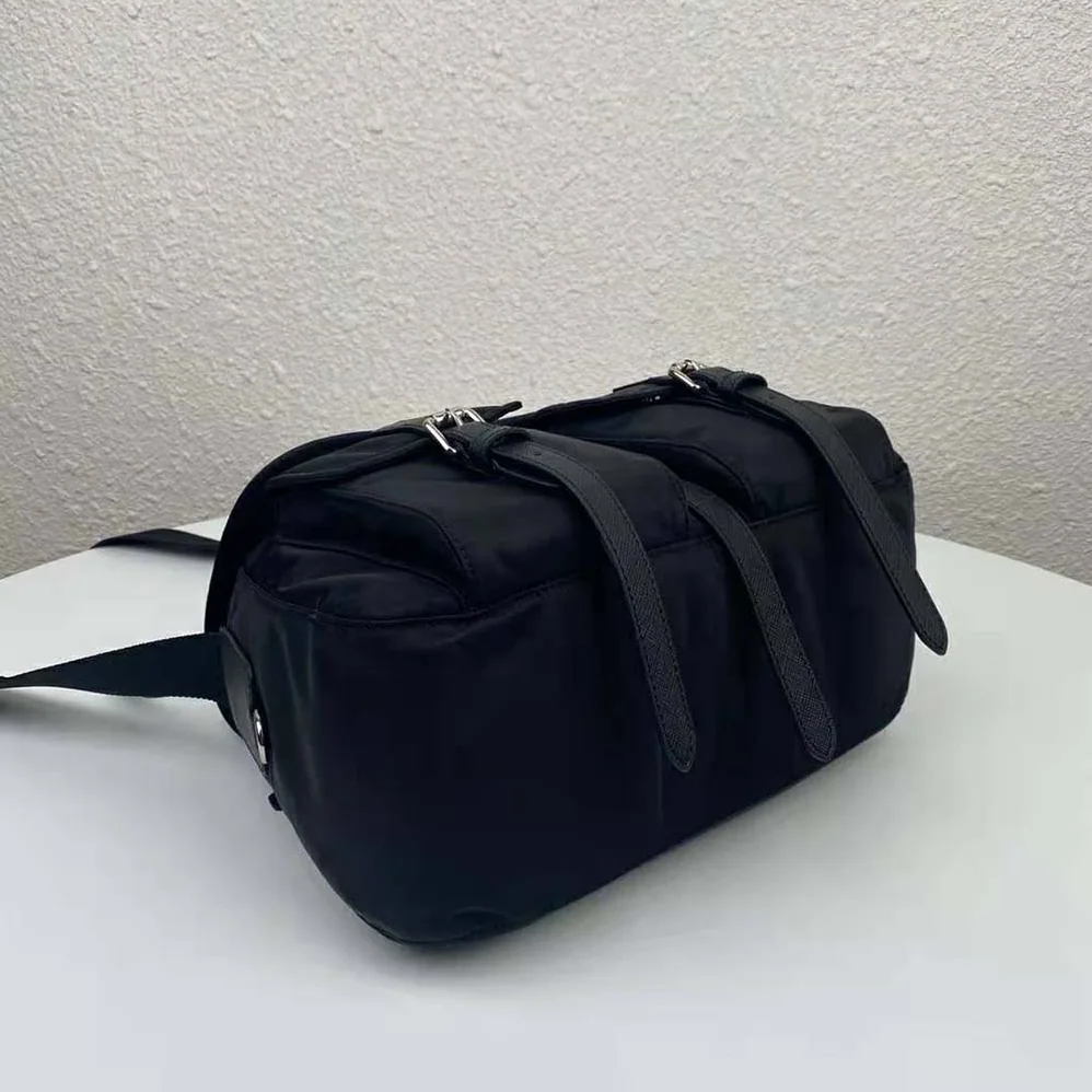 Prada Nylon Shoulder Bag for Women in Black
