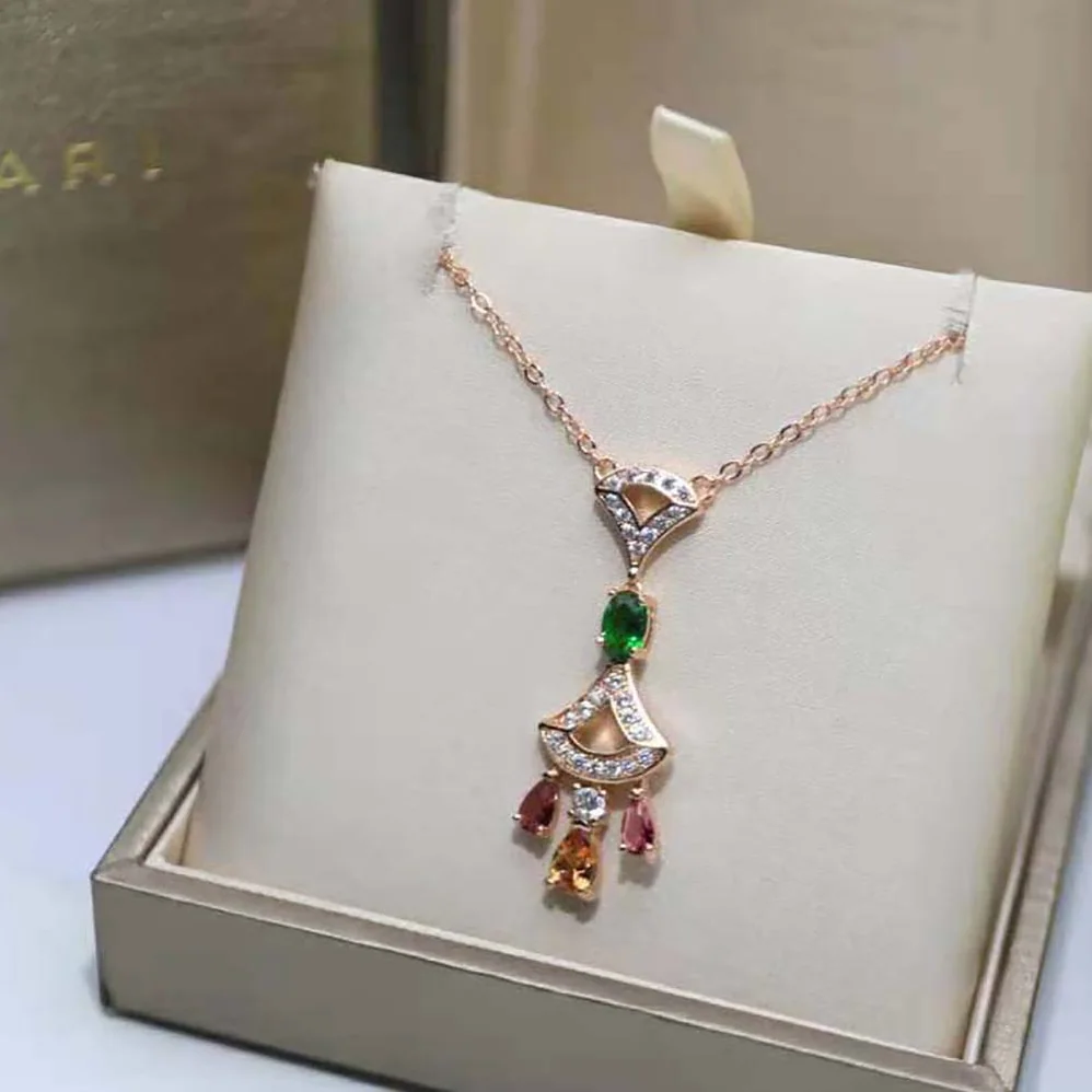 Bvlgari Divas Dream Necklace 18 KT Rose Gold for Women Bvlgari Divas Dream Necklace 18 KT Rose Gold for Women