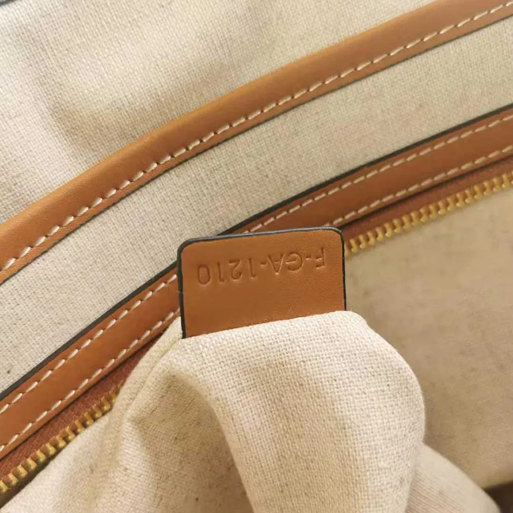 Celine Horizontal Cabas in Textile with Triomphe Embroidery for Women in Brown Celine Horizontal Cabas in Textile with Triomphe Embroidery for Women in Brown