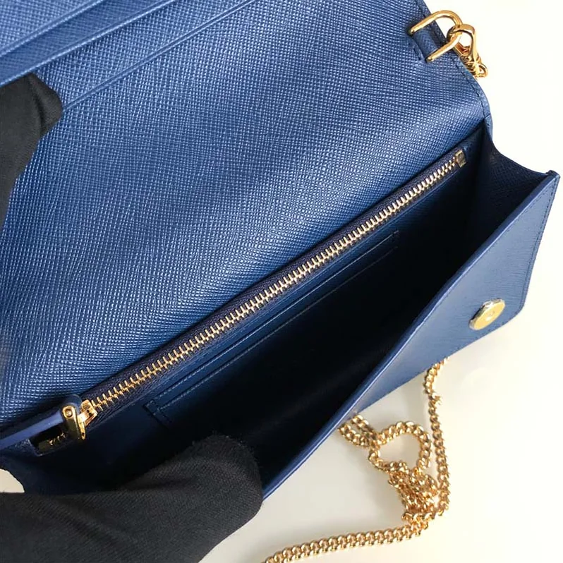 Prada Saffiano Leather Mini Bag for Women in Navy Prada Saffiano Leather Mini Bag for Women in Navy