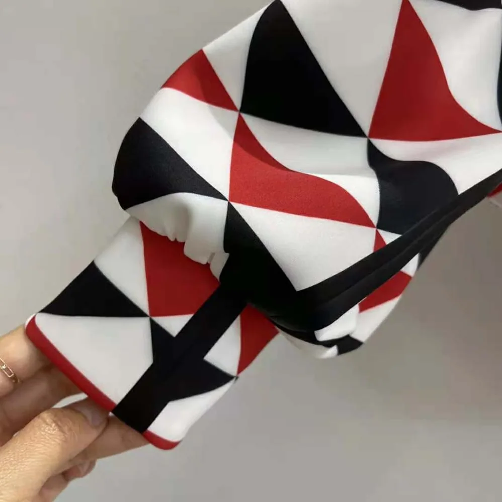 Prada Printed Jersey Hoodie for Women in Red