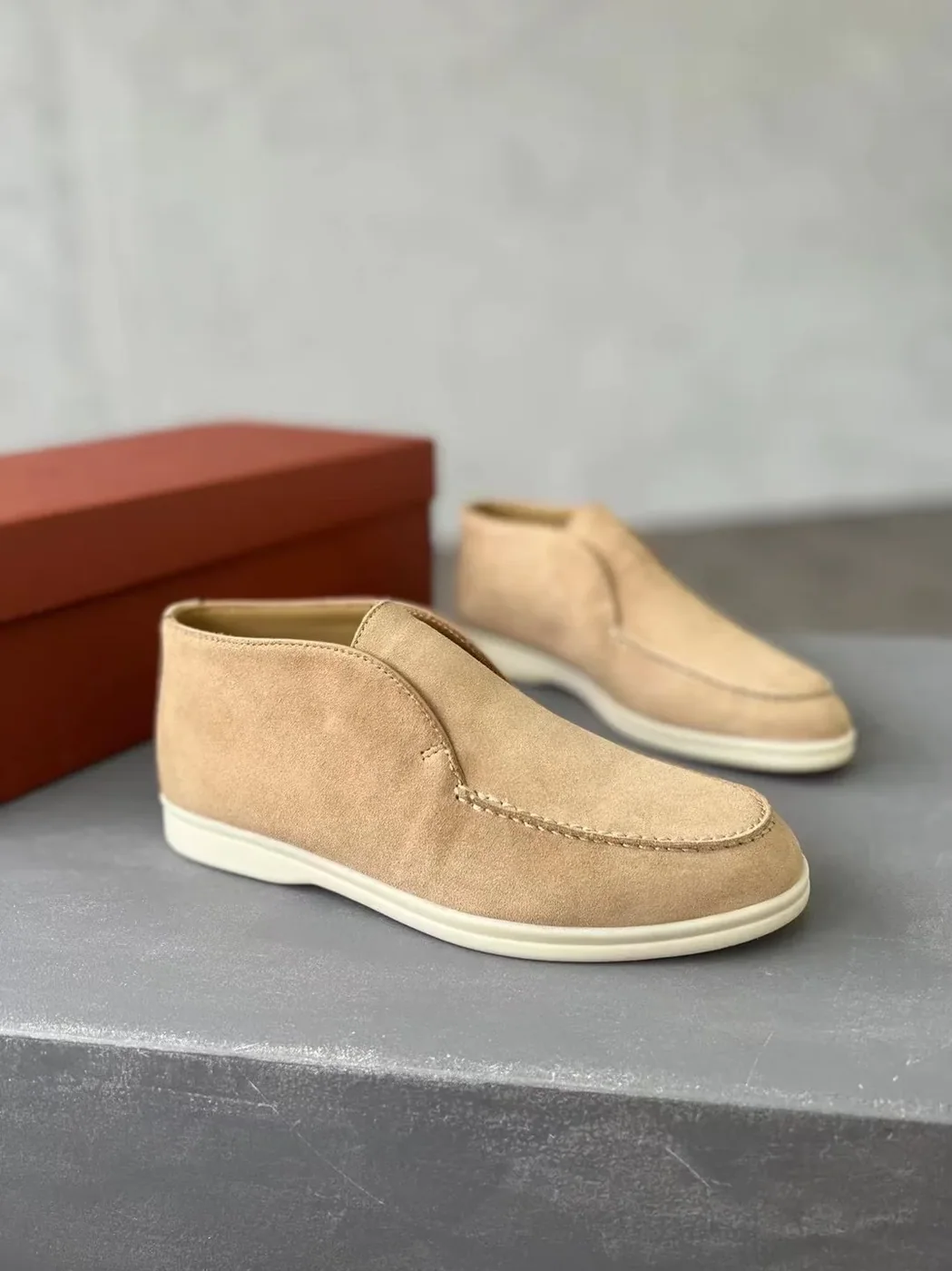 Loro Piana Open Walk Boots Sandstone – FAE9959