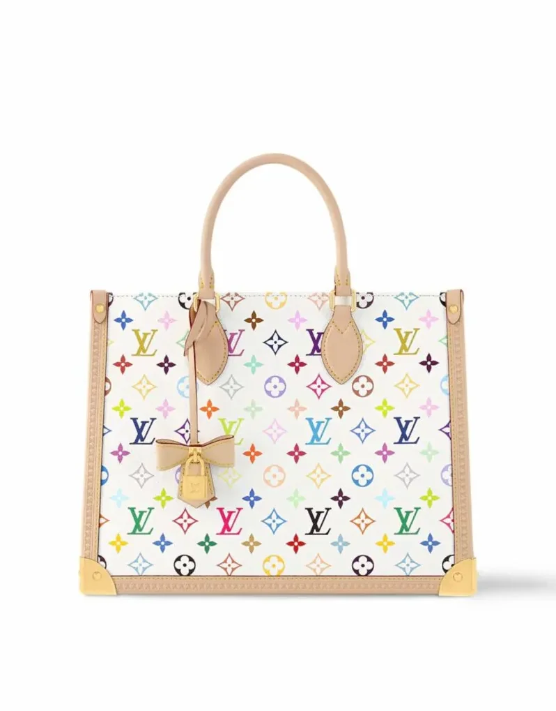 Louis Vuitton LV x TM Neverfull MM Handbag Black /
