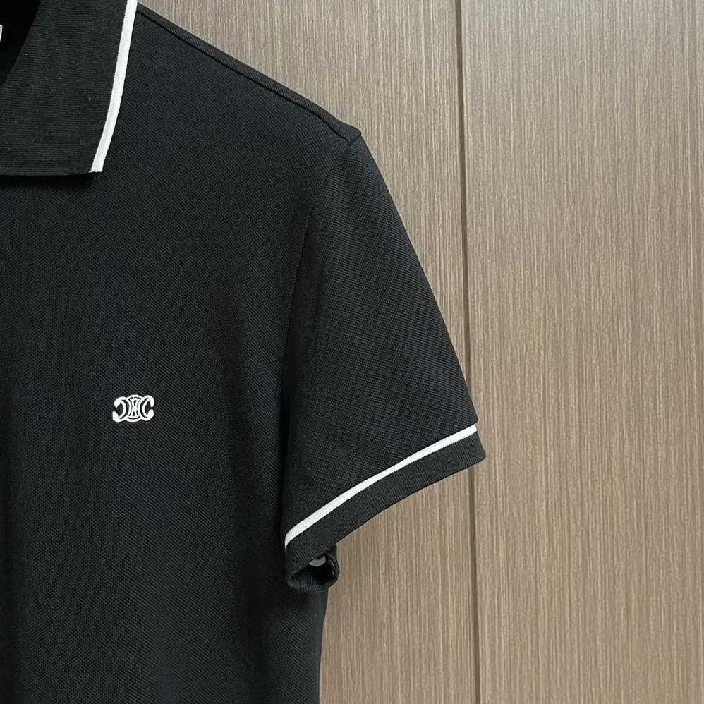 Celine Classic Polo Shirt in Cotton Piqué-Black 2X75H626U.38AW for Men Celine Classic Polo Shirt in Cotton Piqué-Black 2X75H626U.38AW for Men