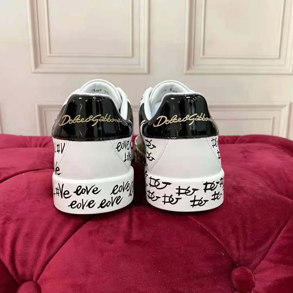 Dolce Gabbana D&G Limited Edition Valentine s Day Portofino Sneakers for Men Dolce Gabbana D&G Limited Edition Valentine s Day Portofino Sneakers for Men