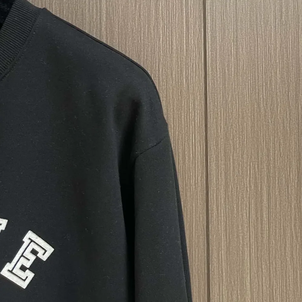 Celine Blason Loose Sweatshirt in Cotton Fleece for Men in Black Celine Blason Loose Sweatshirt in Cotton Fleece for Men in Black