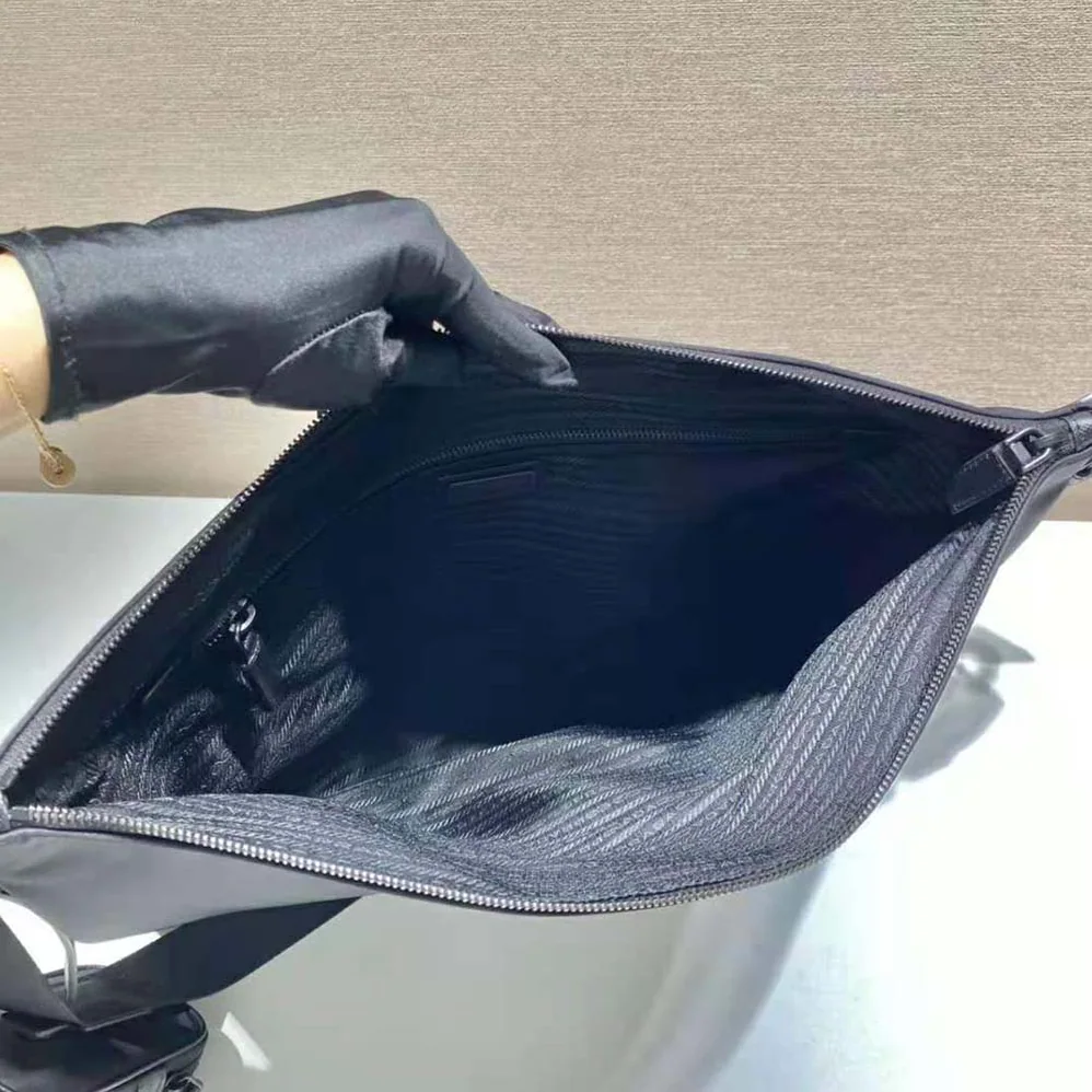 Prada Re-Nylon and Saffiano Leather Shoulder Bag for Men