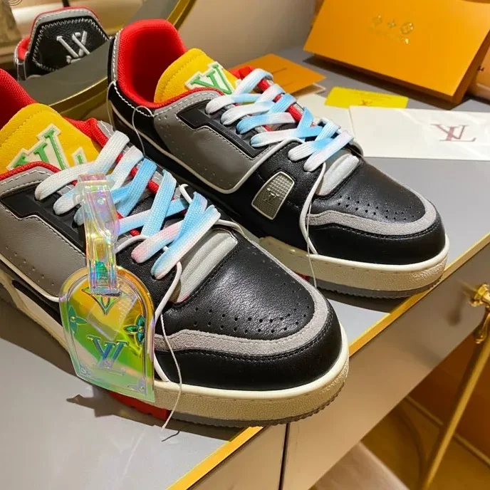 Louis Vuitton Trainer Sneaker Rubber Grain Multiple Color Virgil Abloh