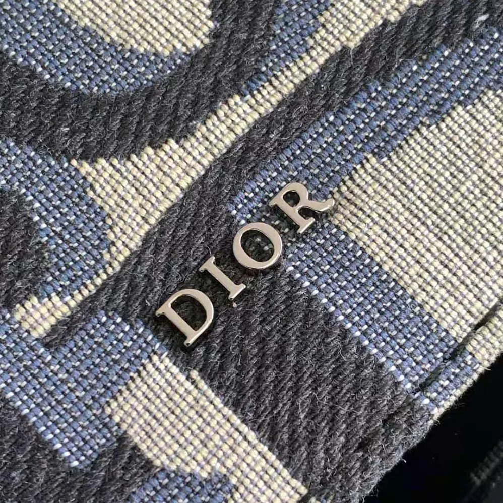 Dior A5 Pouch Beige and Black Maxi Dior Oblique Jacquard for Men