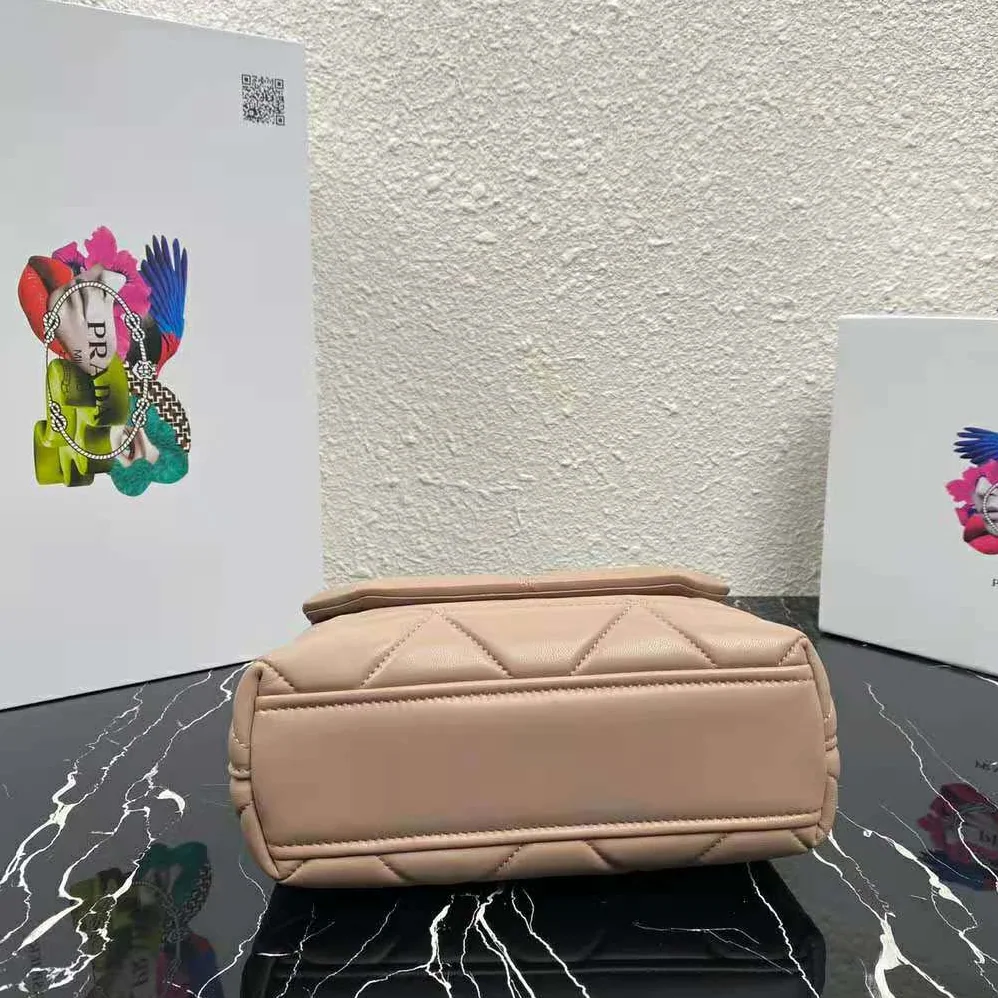 Prada Small Nappa Leather Prada Spectrum Bag for Women in Pink