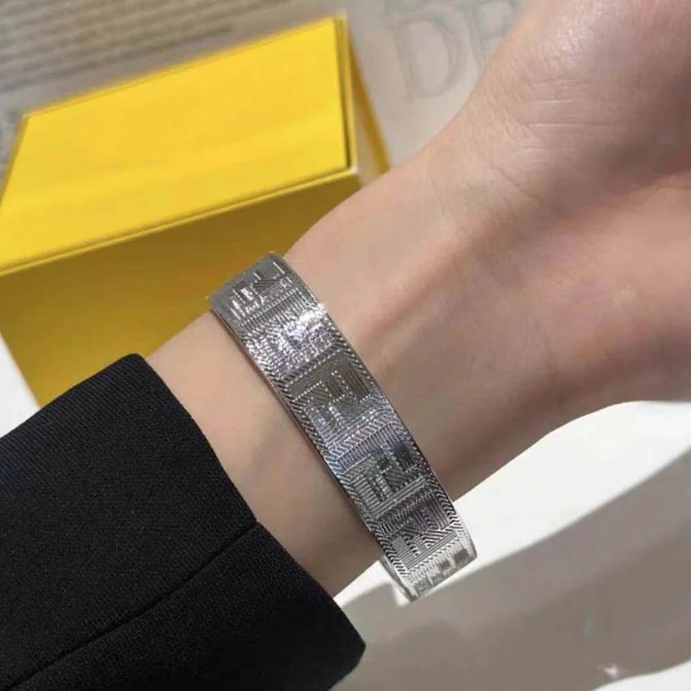 Fendi Shadow Bracelet Silver for Men in color Metal