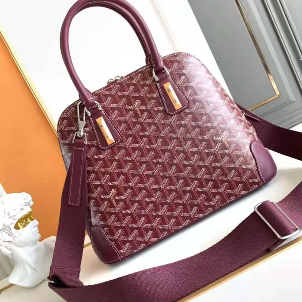 Goyard Vendôme PM Bag for Women in Maroon Goyard Vendôme PM Bag for Women in Maroon