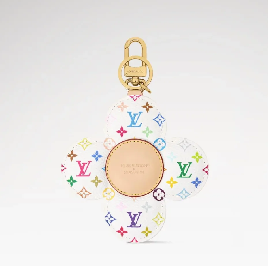Louis Vuitton LV x TM Vivienne Head Bag Charm Multicolored Gold Hardware