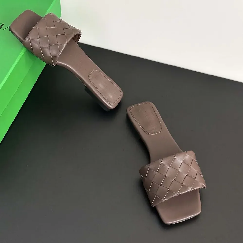 Bottega Veneta Parco Flat Mule for Women in Tan