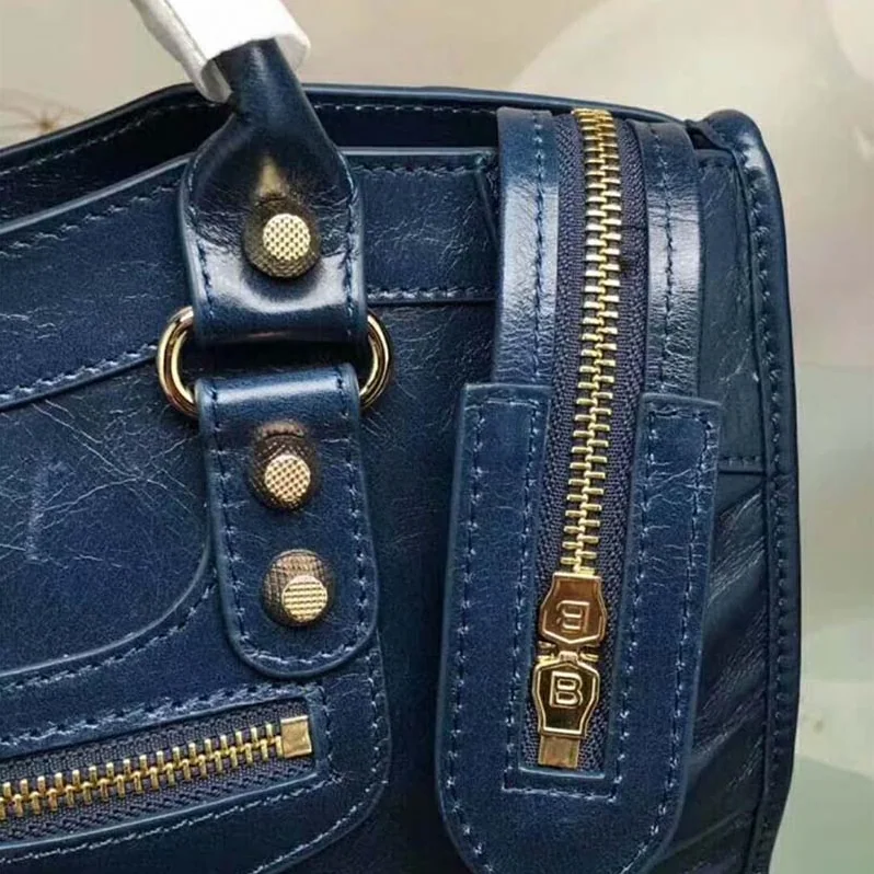 Balenciaga Small Size Lambskin Hand Carry And Shoulder Bag for Women