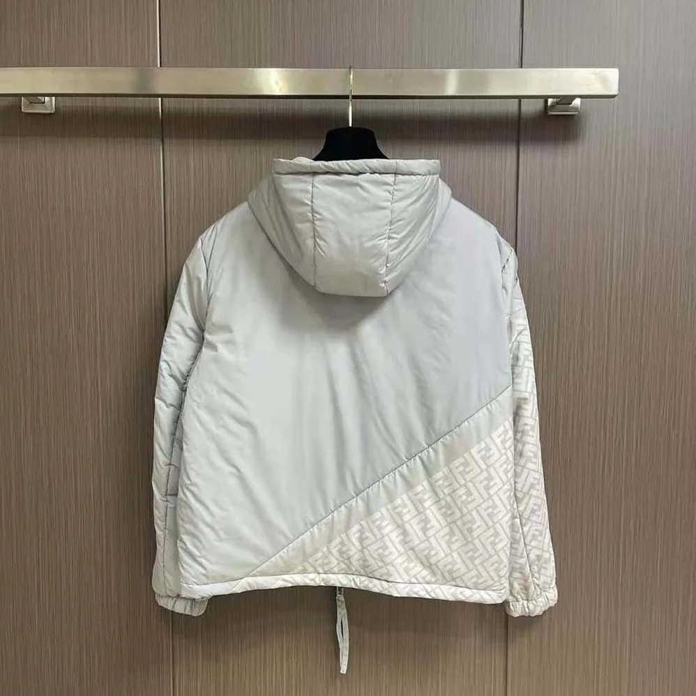 Fendi Down Jacket White Nylon Down-FAA919AQNJF1N6G for Men