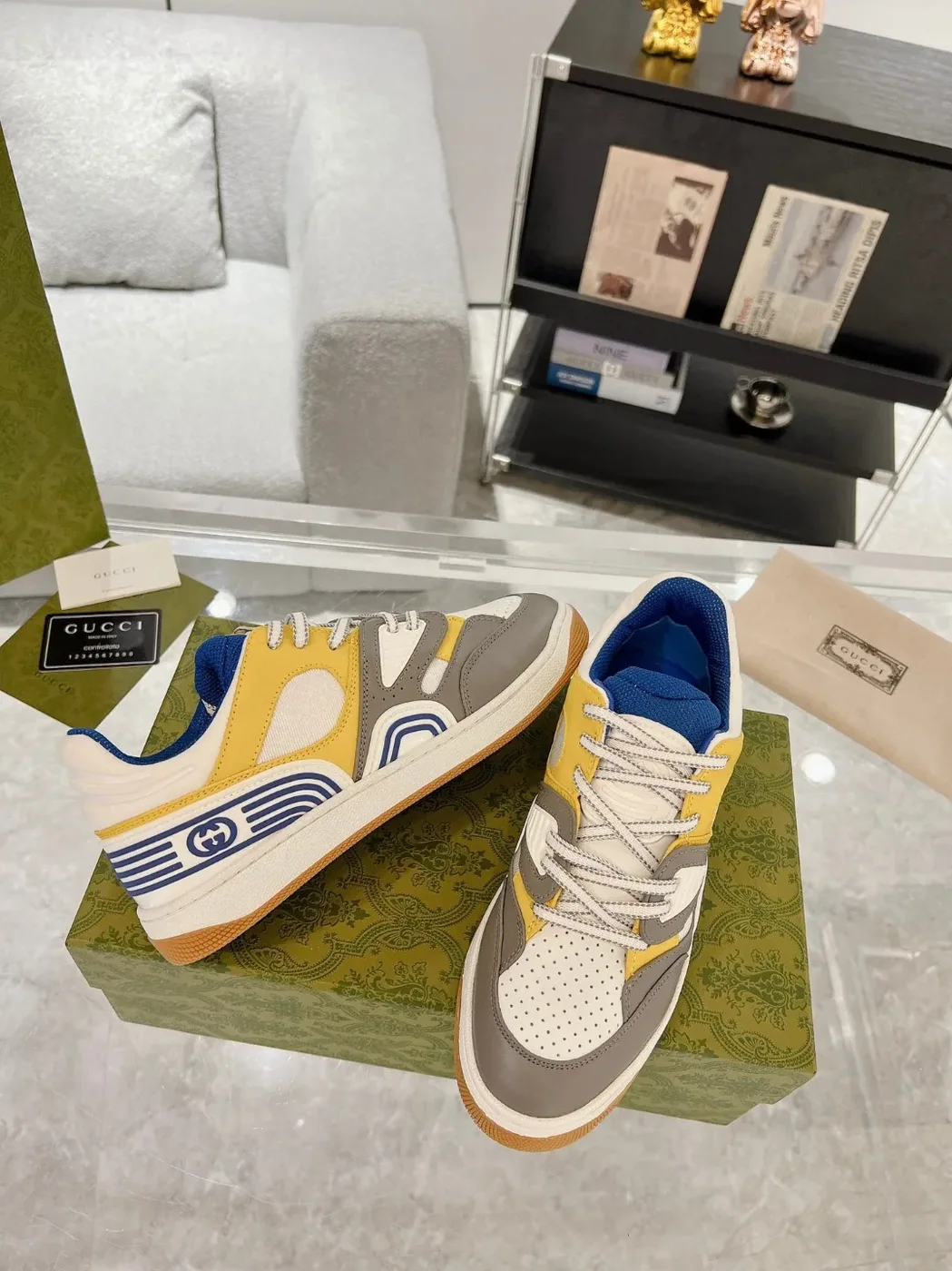 Gucci Basket Sneaker Multicolor Gucci Basket Sneaker Multicolor