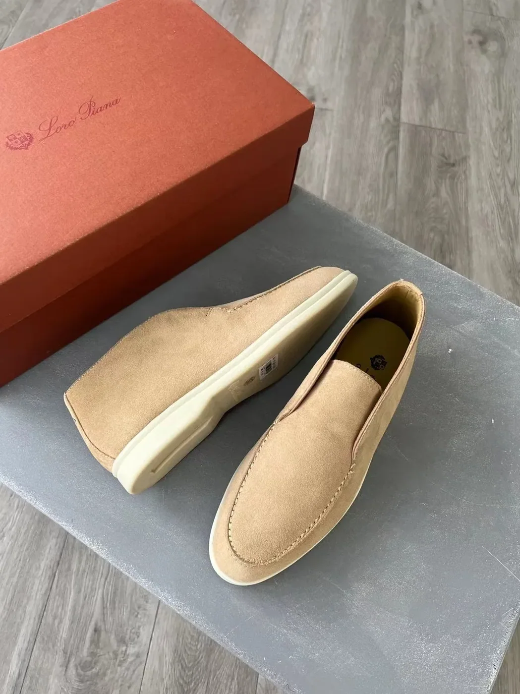 Loro Piana Open Walk Boots Sandstone – FAE9959