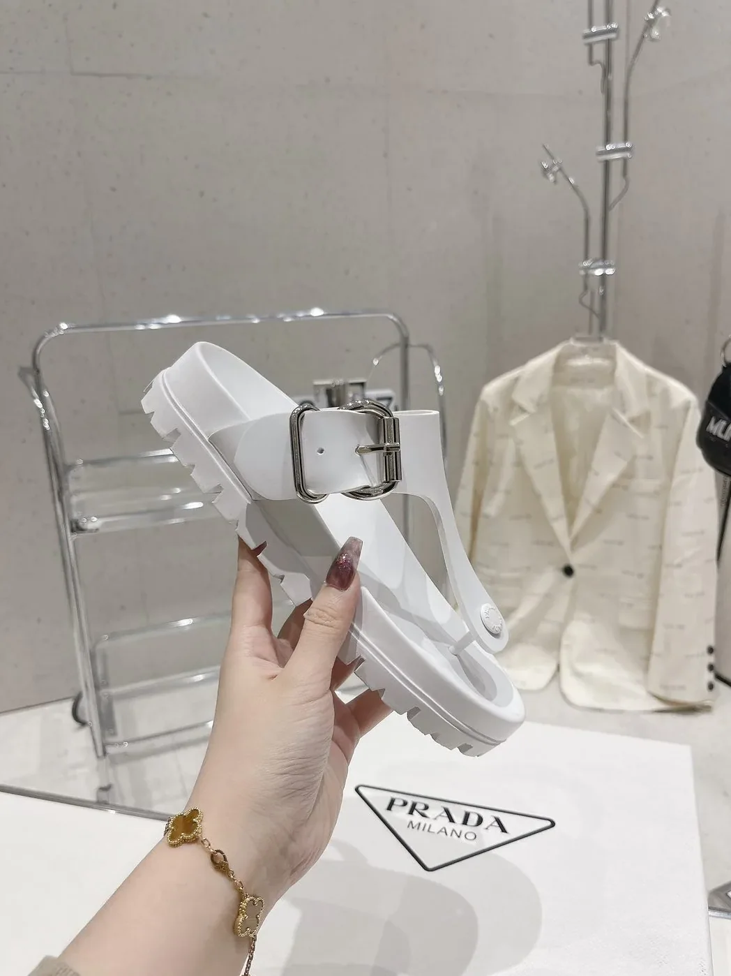 Prada Holster AD Coastal White