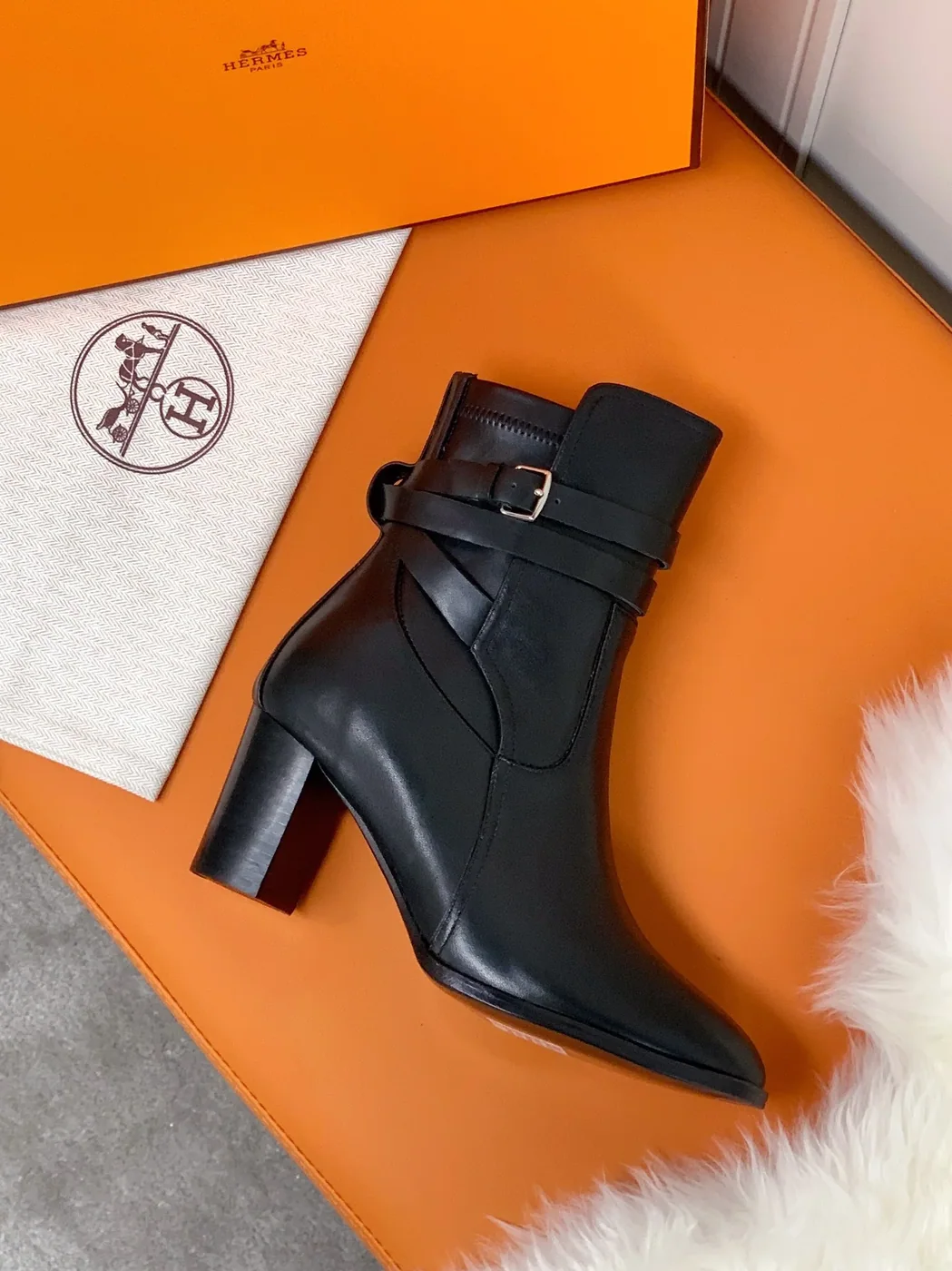 Hermes Frenchie 70 Ankle Boots Black / Hermes Frenchie 70 Ankle Boots Black /