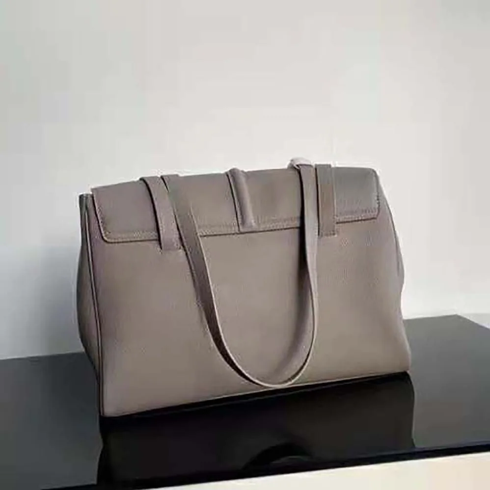 Celine Medium Soft 16 Bag in Supple Grained Calfskin for Women in Gray