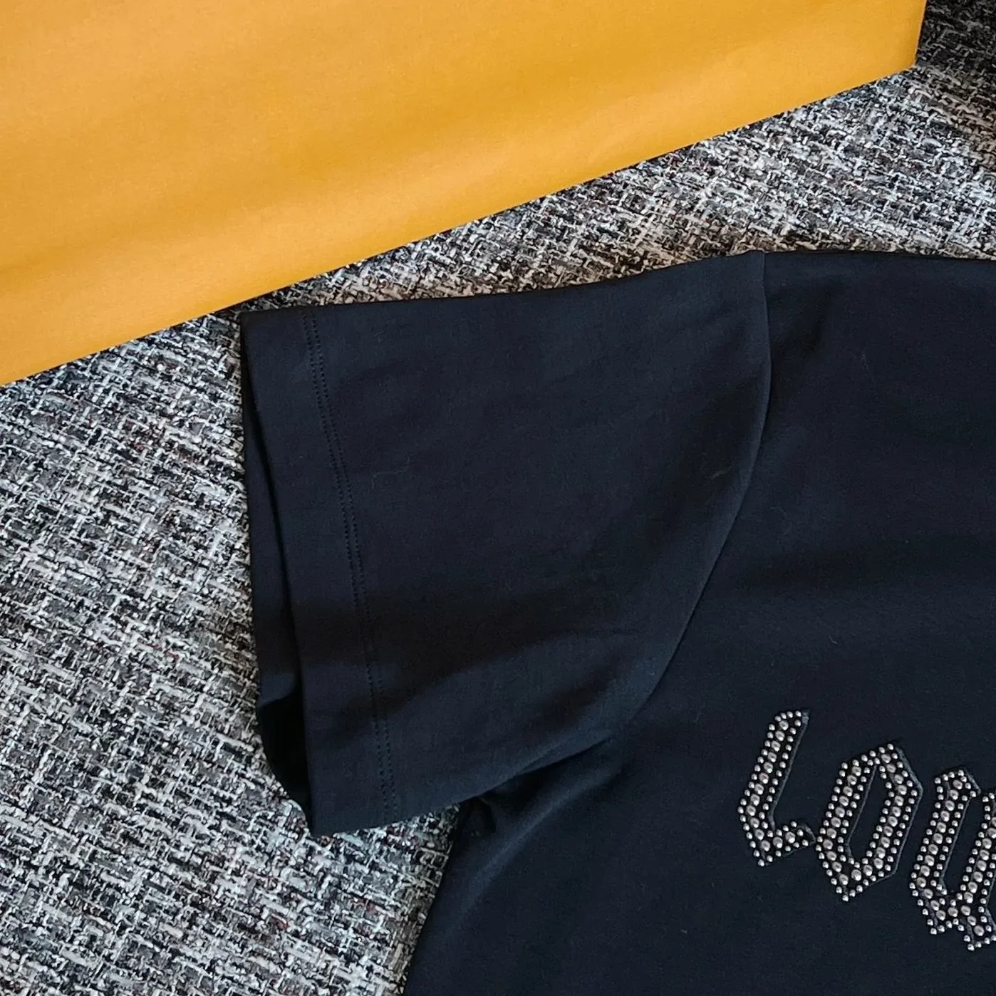 Louis Vuitton Stud T in Shirt Black