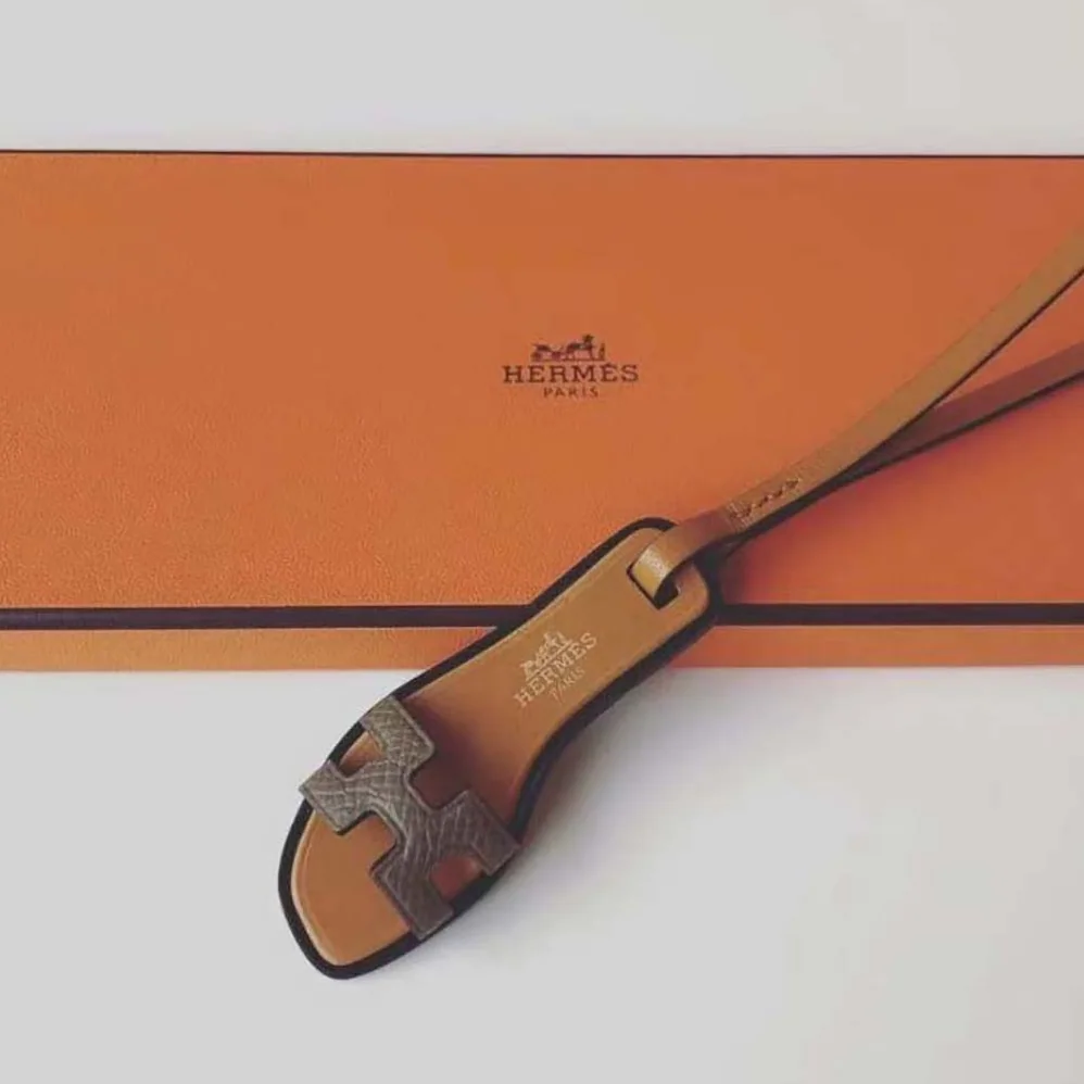 Hermes Oran Nano Charm in Brown