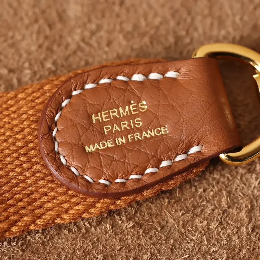 Hermes Evelyne 16 Amazone in Clemence Leather for Women in Brown/Gold