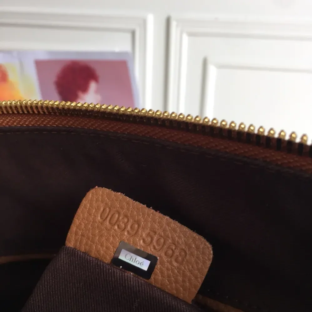Chloe Marcie Bag in Grained Leather for Women in Tan