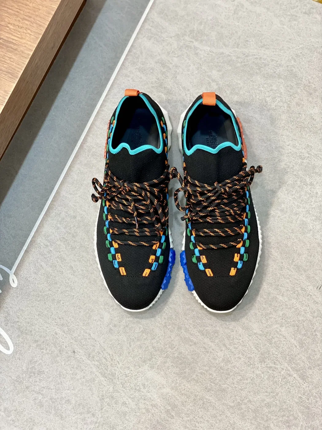 Hermes Sneakers Flex Black And Blue