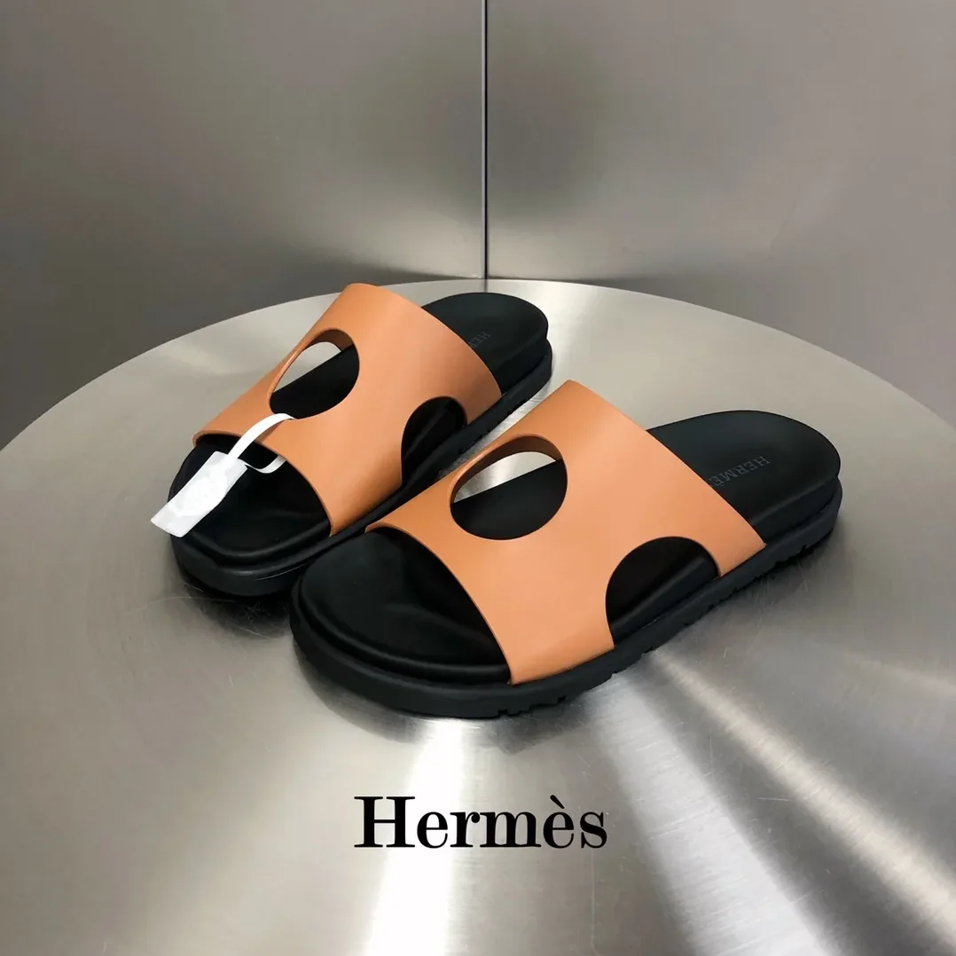 Hermes Edith Sandal Orange