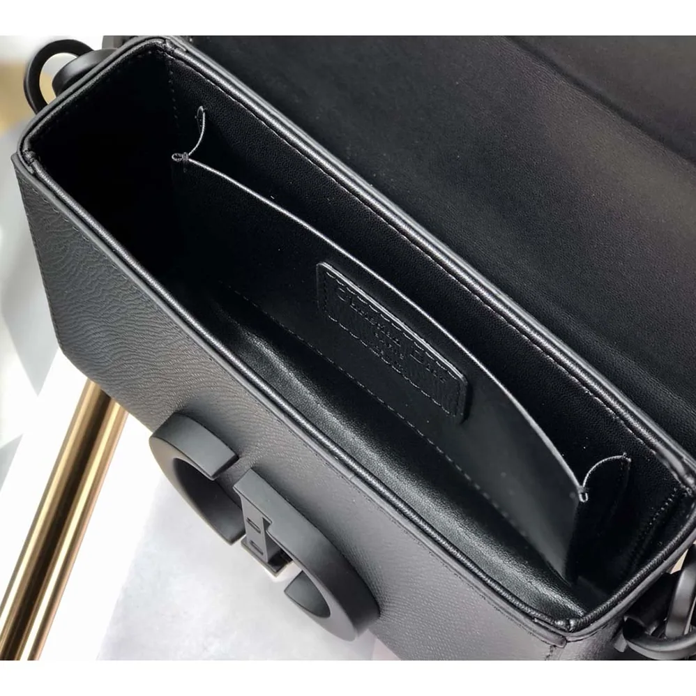Dior 30 Montaigne Box Bag Black Ultramatte Grained Calfskin for Women Dior 30 Montaigne Box Bag Black Ultramatte Grained Calfskin for Women