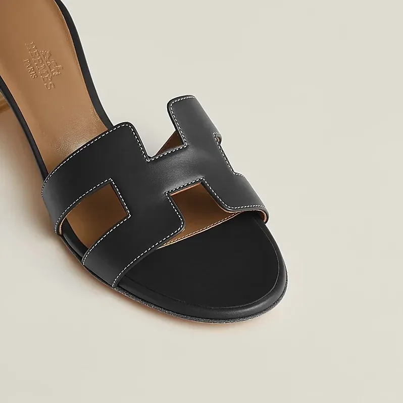 Hermes Oasis Sandals Noir