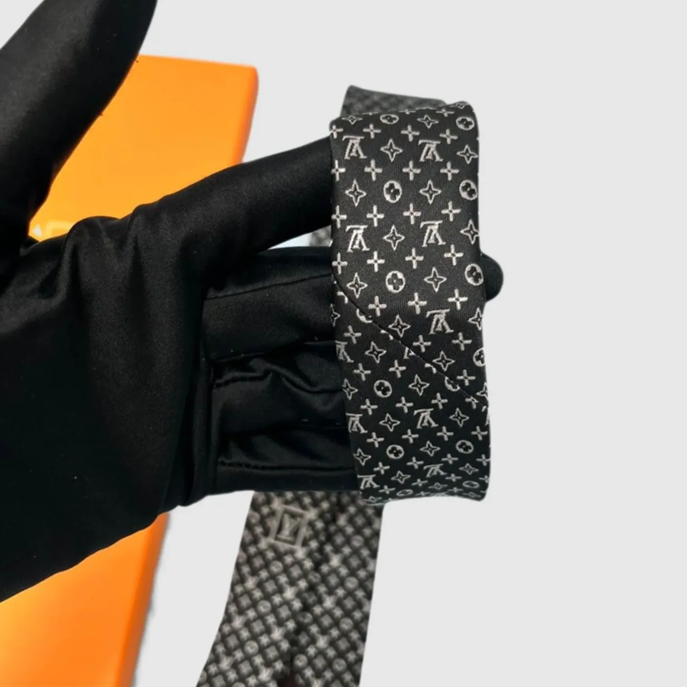 Louis Vuitton Monogram Classic Tie Black LV for Men Louis Vuitton Monogram Classic Tie Black LV for Men