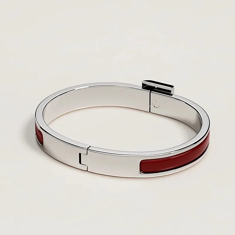Hermes Mini Clic Medor Bracelet Myrtille Silver Hardware Hermes Mini Clic Medor Bracelet Myrtille Silver Hardware
