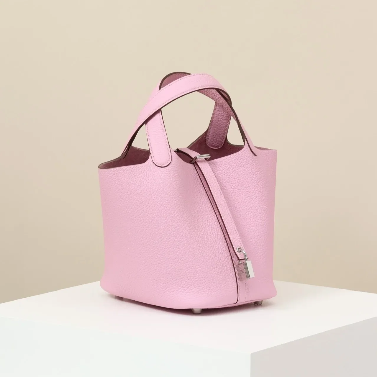 Hermes Picotin Lock 18 Bag in Rose Sakura Palladium Hardware Hermes Picotin Lock 18 Bag in Rose Sakura Palladium Hardware