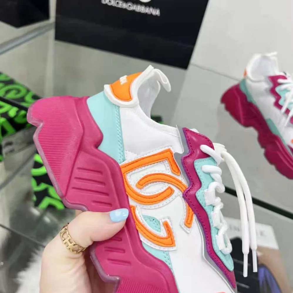 Dolce Gabbana D&G Mixed for Women in Materials Daymaster Sneakers Dolce Gabbana D&G Mixed for Women in Materials Daymaster Sneakers