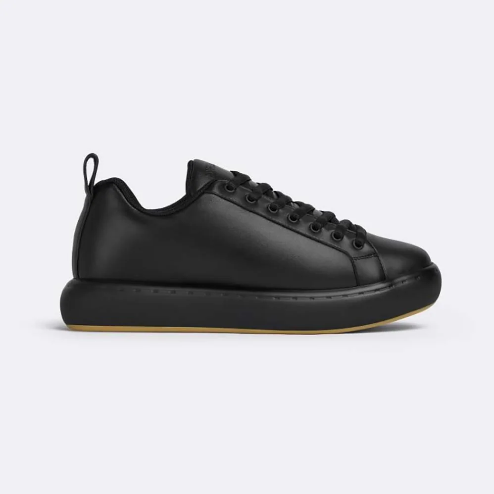 Bottega Veneta Pillow Sneaker Padded Leather Lace-up Sneakers for Unisex in Black