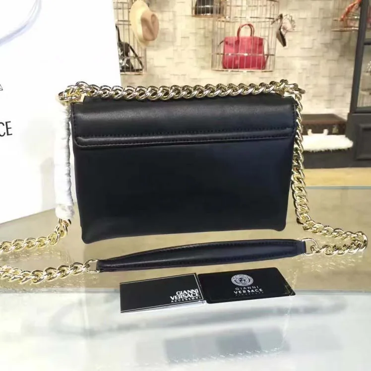 Versace Palazzo Cross-Body Bag in Nappa Leather in Black