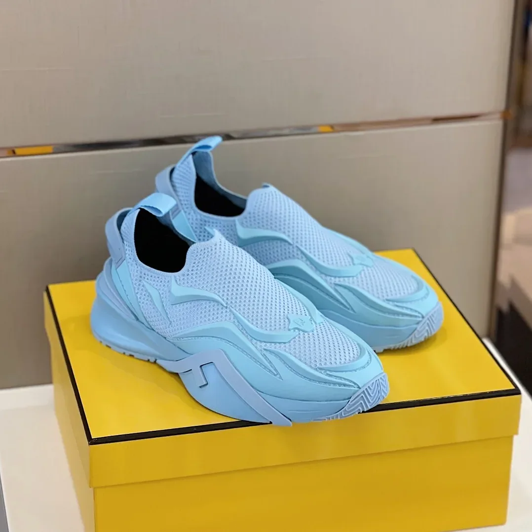 Fendi FD Flow Running Sneakers Blue Fendi FD Flow Running Sneakers Blue