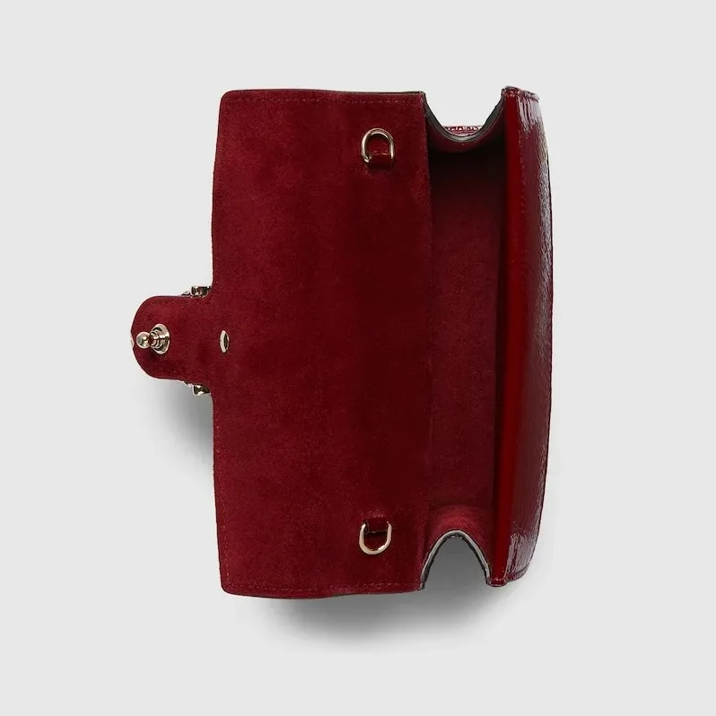 Gucci Dionysus Super Mini Shoulder Bag in Red Light Gold Hardware