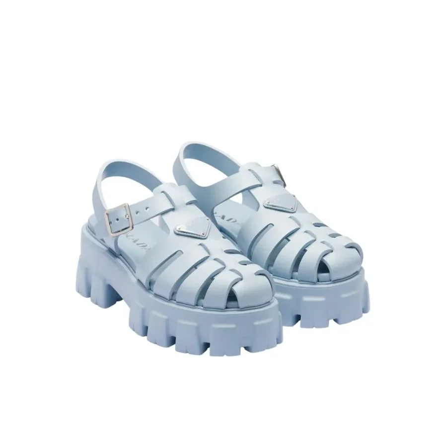 Foam Rubber Sandals Light Blue - 1X853M_3LKK_F0012_F_055