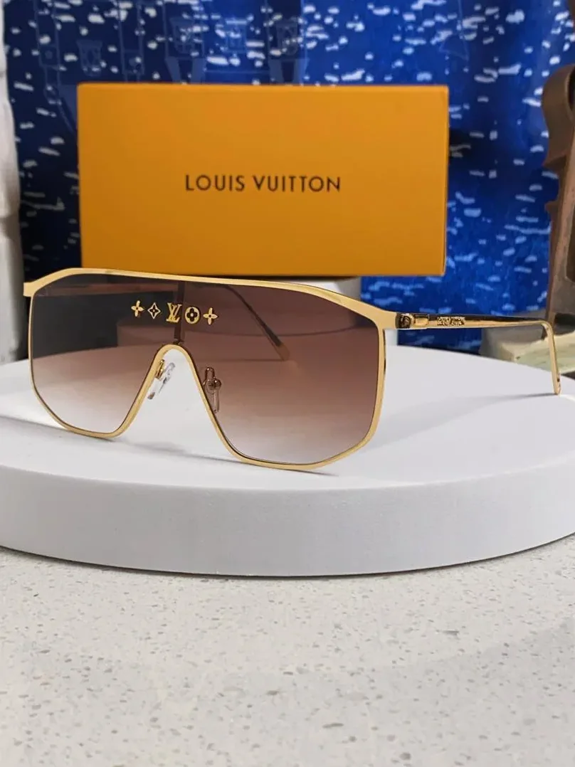 Louis Vuitton LV Golden Mask Sunglasses Brown Louis Vuitton LV Golden Mask Sunglasses Brown