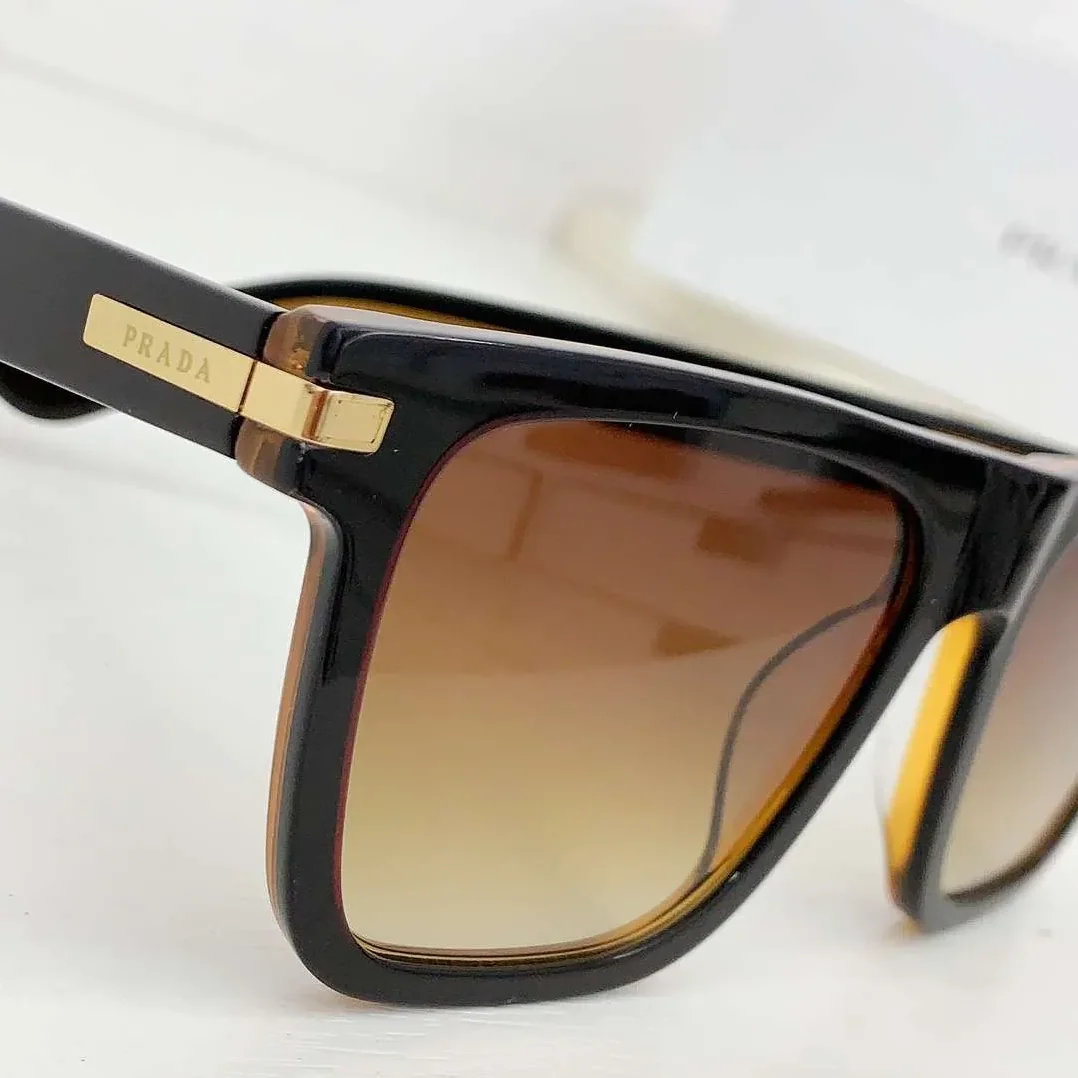 Prada Ombre Square Sunglasses Brown Prada Ombre Square Sunglasses Brown