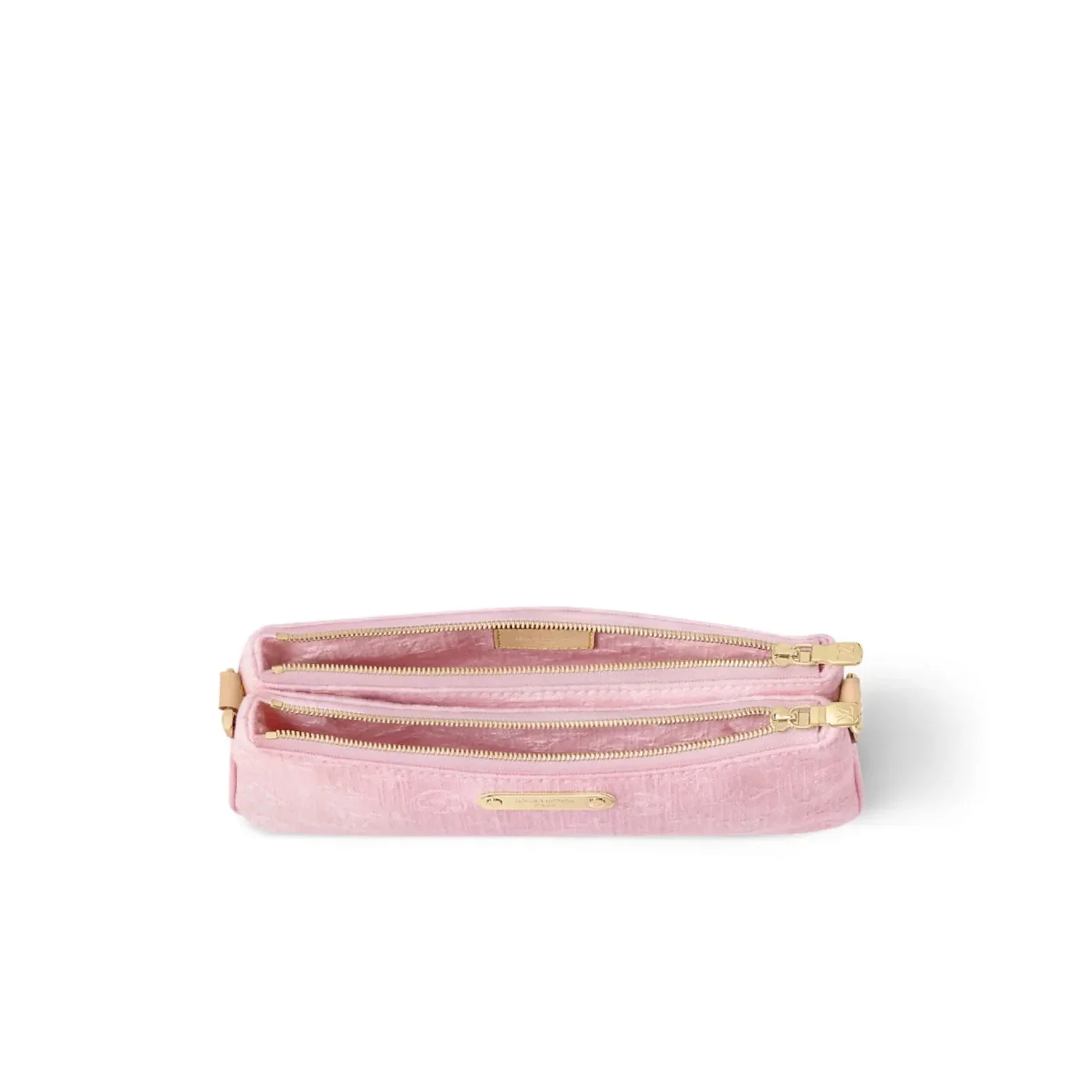 Louis Vuitton Liv Pochette Shoulder Bag in Washed Pink Gold Hardware